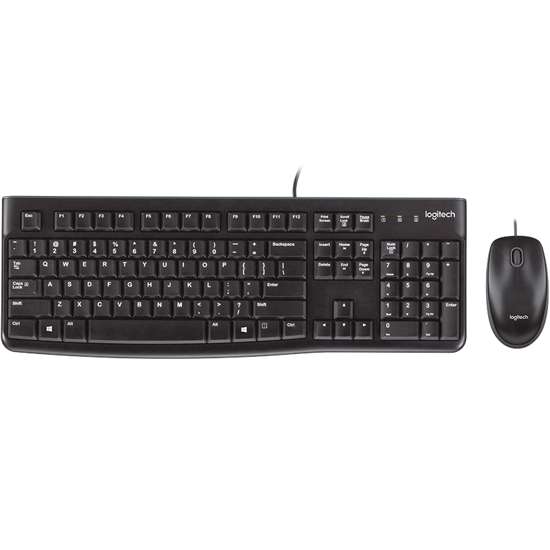 Combo Logitech | MK120 ( Keyboard+Mouse ) -USB