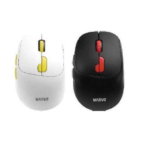 Mouse Marvo | M809W1 BK/Wh - ( WIRELESS+ Bluetooth )