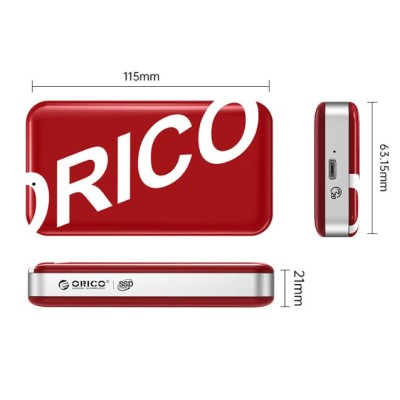 External ORICO SSD | SUPRE-5G  ( 512 GB  ) USB 3.2