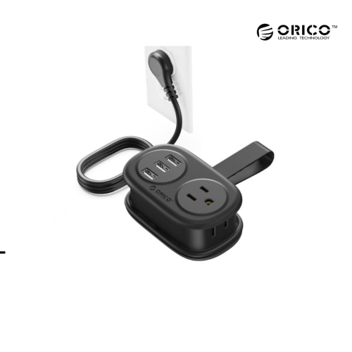 ORICO  5-in-1 Travel AC Multitap Power Strip Socket with USB Charging Interface ( AP3-2A3U )