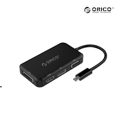 USB Type-C To HDMI / VGA / DP / DVI Adapter ORICO (4-in-1)  ( XC-106 )