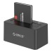 ORICO 1bay 2.5”/3.5” HDD Docking Station ,Compatible HDD Type2.5 & 3.5 inch HDD / SSD ( 6619US3 )