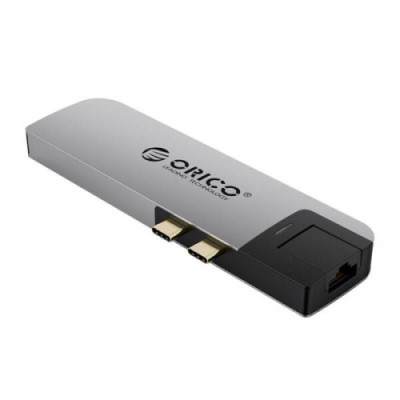 ORICO 8 IN 1 Type-C Multifunctional Docking station for Macbook  ( 2CT-8HR )