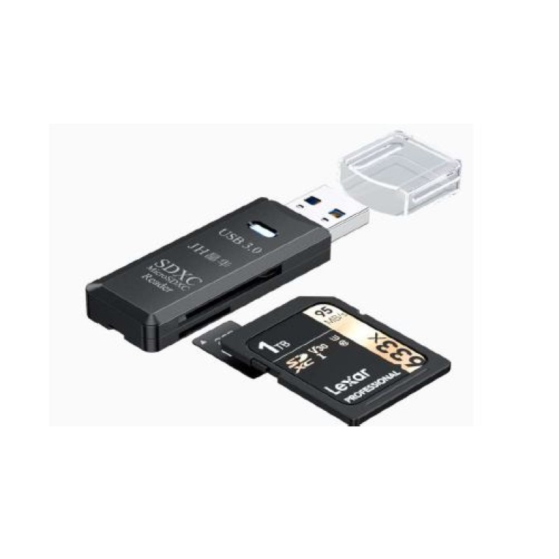 USB3.0 2-in-1 Card Reader JH-Link (ID403)