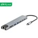 Type-C 8-in-1 Docking Station  JH-Link (IN830)