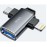 JH-Link 2-in-1 (Lightning+Type-C) OTG to USB3.0 (IS370 )