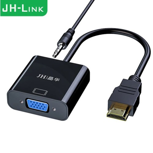 HDMI to VGA -JH-Link HDTV  with audio (IZ137)