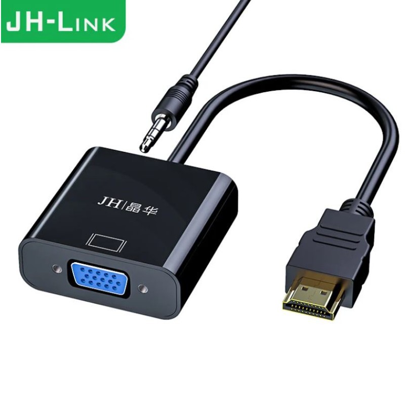 HDMI to VGA -JH-Link HDTV  with audio (IZ137)