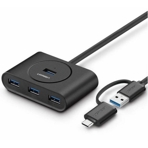 UGREEN  USB 3.0 4Port Hub with USB-C Port 1m (40850)