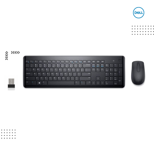 Combo Dell | KM3322W​​ -US ( Keyborad+Mouse ) -Wireless USB