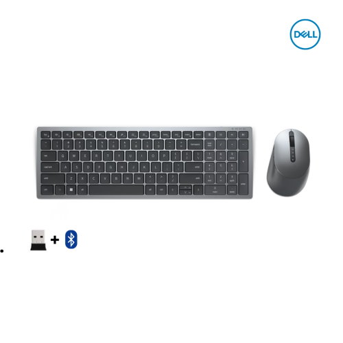 Combo Dell | KM7120W -Multi-Device ( Keyborad+Mouse ) -Wireless + Bluetooth