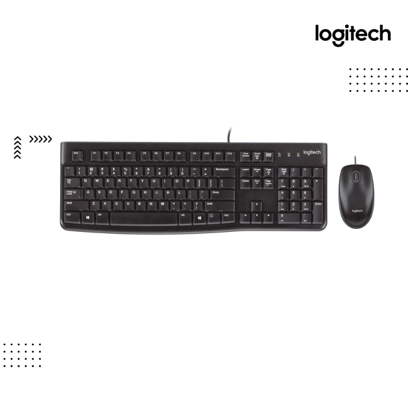 Combo Logitech | MK120 ( Keyboard+Mouse ) -USB
