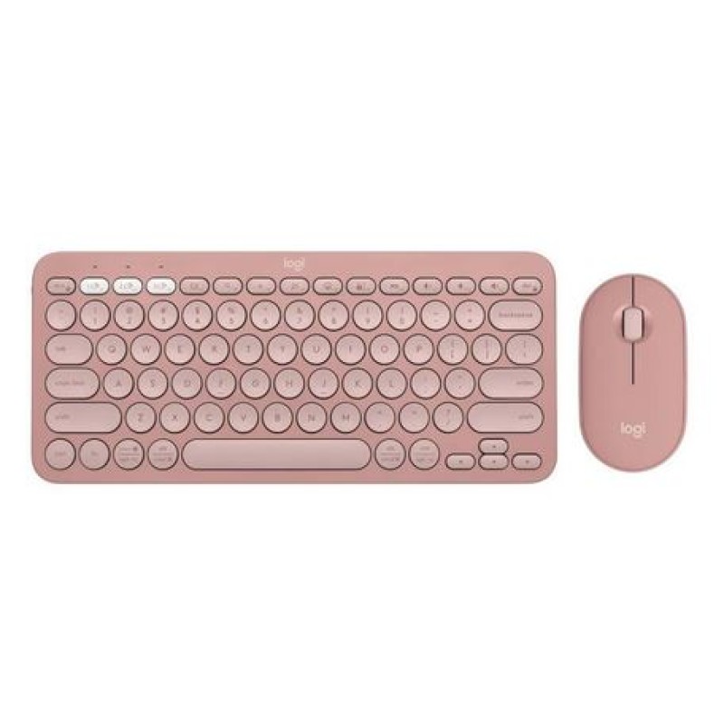 Combo Logitech | Pebble 2 Combo - TONAL ROSE ( Keyborad+Mouse ) -Bluetooth