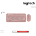 Combo Logitech | Pebble 2 Combo - TONAL ROSE ( Keyborad+Mouse ) -Bluetooth