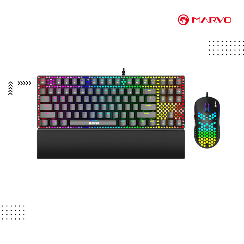 Combo Marvo | CM373 Pro   Wireless Gaming   ( Mechanical )