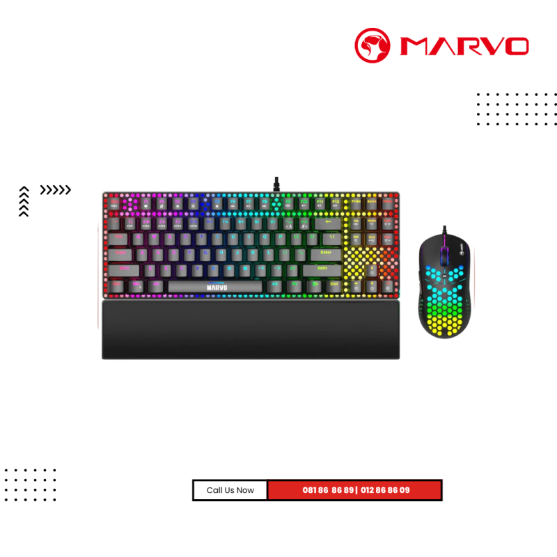 Combo Marvo | CM373 Pro   Wireless Gaming   ( Mechanical )
