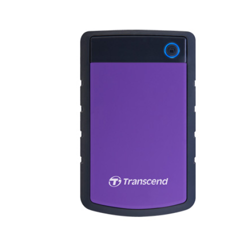 External Transcend HDD |  ( 4TB ) 2.5" Portable HDD, StoreJet H3P, Purple, Anti-shock TS4TSJ25H3P