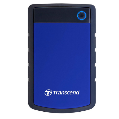 External Transcend HDD | ( 2TB ) 2.5" Portable HDD, StoreJet H3B, Blue, Anti-shock TS2TSJ25H3B