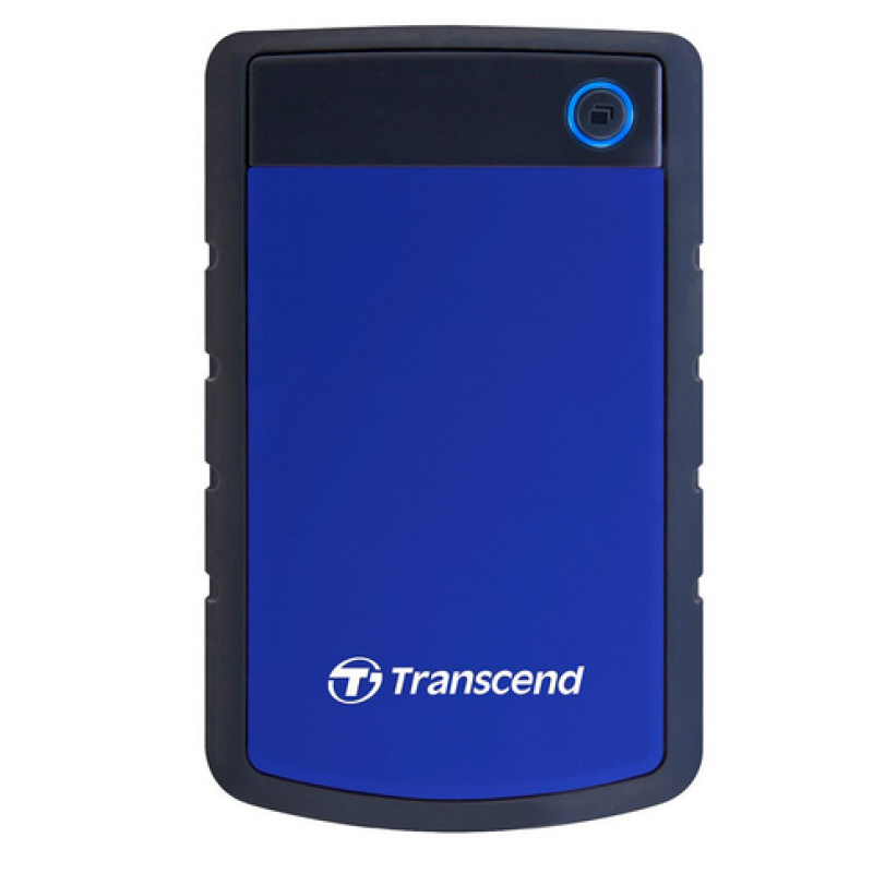 External Transcend HDD | ( 2TB ) 2.5" Portable HDD, StoreJet H3B, Blue, Anti-shock TS2TSJ25H3B