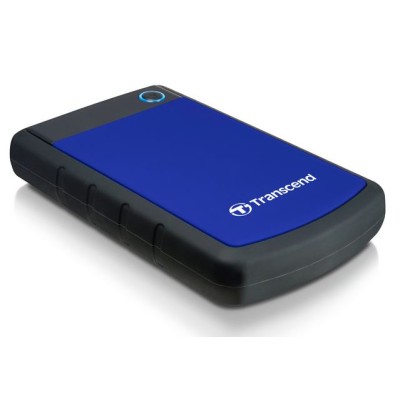 External Transcend HDD |  ( 4TB ) 2.5" Portable HDD, StoreJet H3B, Blue, Anti-shock TS4TSJ25H3B