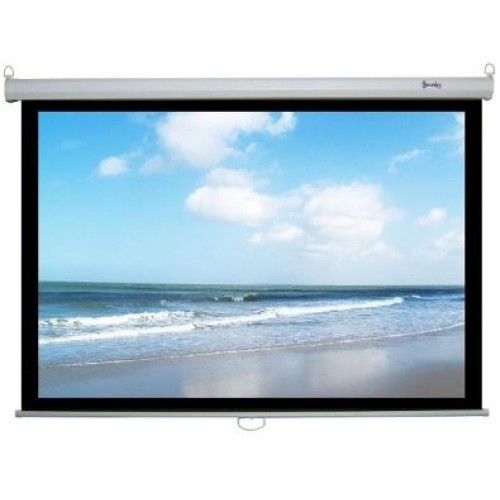 Projector ​ SCREEN | TruVision motorized screen 3 x 3M,matte white 120"x120" 1:1 (MC-S120MC) Remote