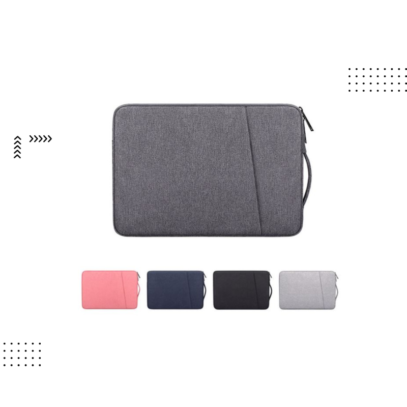 Sleeve Bag 606 |  14" (​  Pink ,GRAY,BLACK )