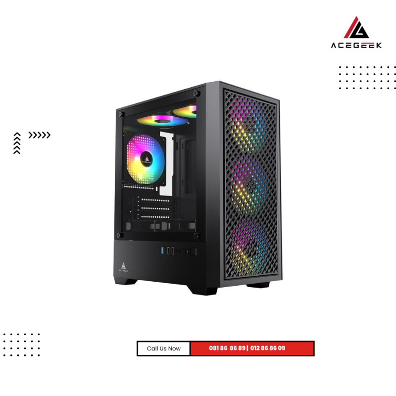Case Acegeek | Pulse ( M-ATX / ITX ) -Black