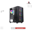 Case Acegeek | Stellar ( Included Fan Rainbow 12cm x 4pc / ATX Case ) -Black