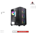 Case Acegeek | Stellar ( Included Fan Rainbow 12cm x 4pc / ATX Case ) -Black