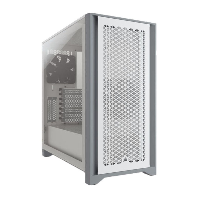 Case CORSAIR | 4000D Airflow Tempered Glass Mid-Tower Case, White,