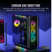 Case CORSAIR | iCUE 5000T RGB Tempered Glass Mid-Tower Smart Case, Black