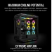 Case CORSAIR | iCUE 5000T RGB Tempered Glass Mid-Tower Smart Case, Black