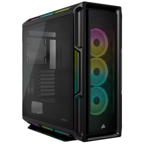 Case CORSAIR | iCUE 5000T RGB Tempered Glass Mid-Tower Smart Case, Black