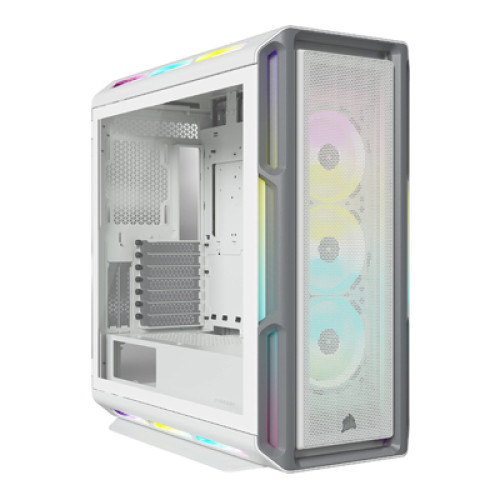 Case CORSAIR | iCUE 5000T RGB Tempered Glass Mid-Tower Smart Case, White