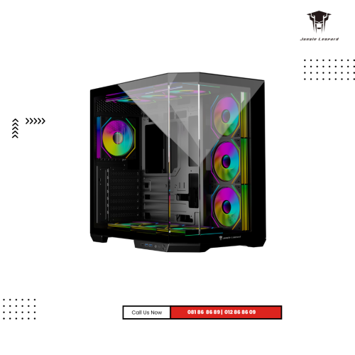 Case JUNGLE LEOPARD | AS-01 BLACK