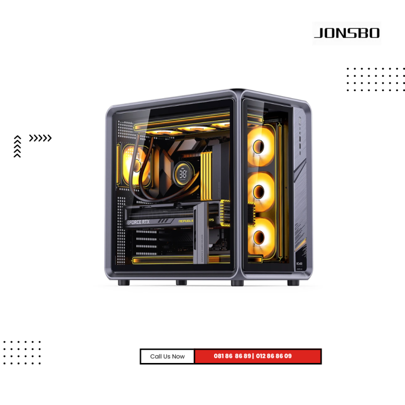 Case JONSBO | BO400CG ( Curve Glass )