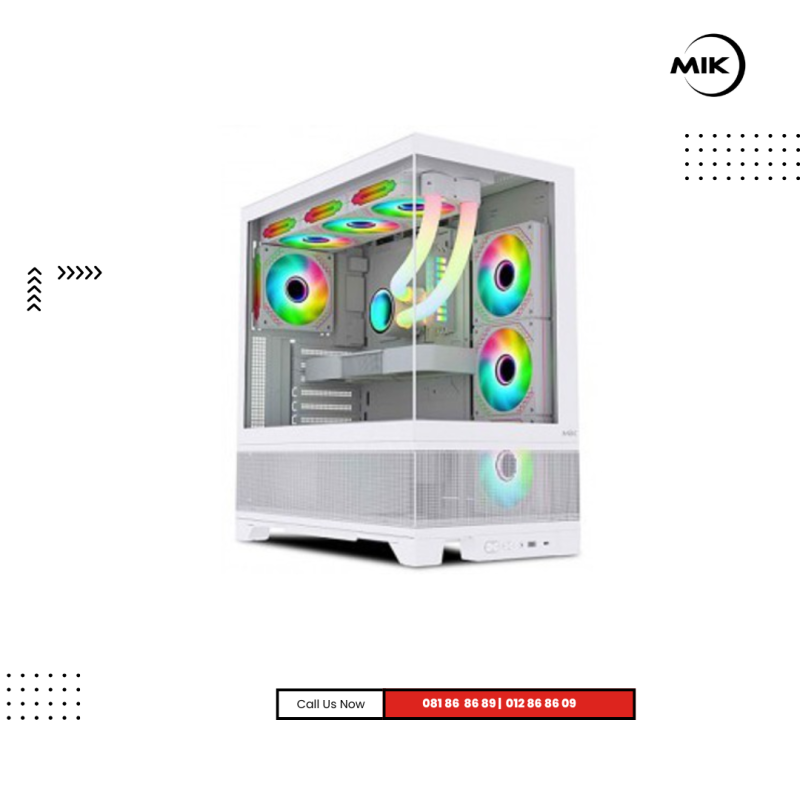 Case MIK | LUMINE GAMING 4FA- WHITE