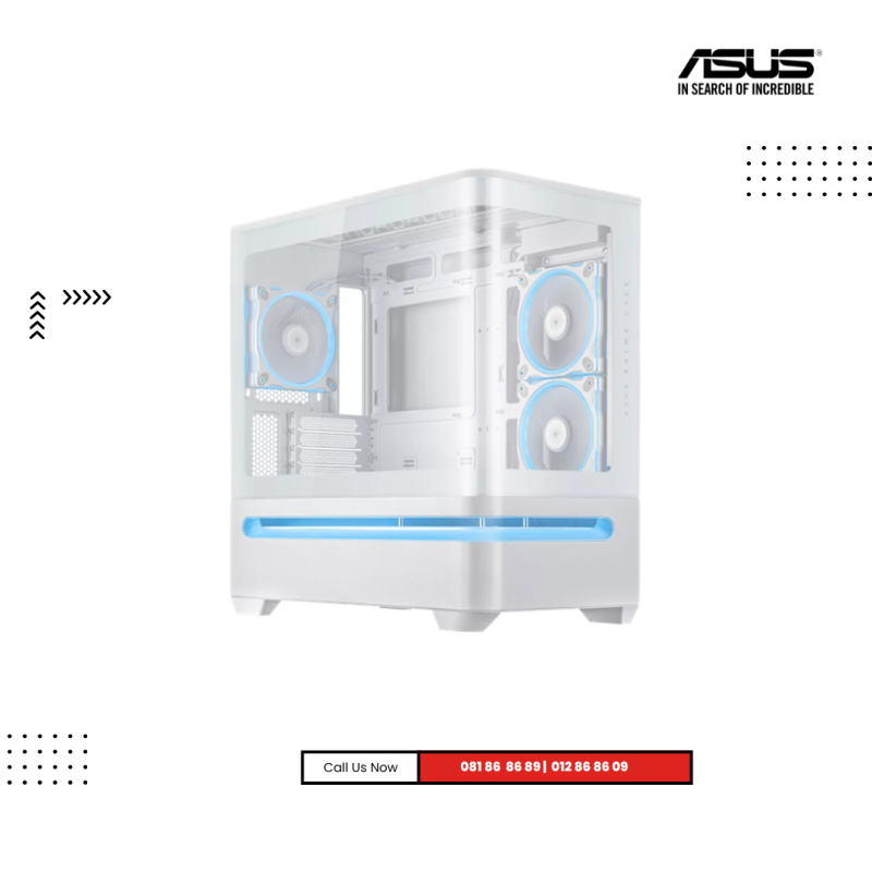 Case ASUS | PRIME AP202 TG ARGB WHITE