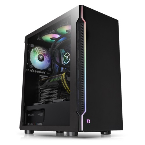 Case Thermaltake | H200 TG PC Case, Black Color