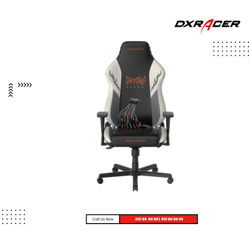 Chair DXRacer | Drifting Series Speed Black White Gaming Chair Size L