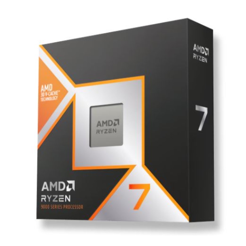CPU AMD 9 Gen | AMD Ryzen™ 7 9800X3D ( New BOX ) ( 8 Core, 16 Threads)