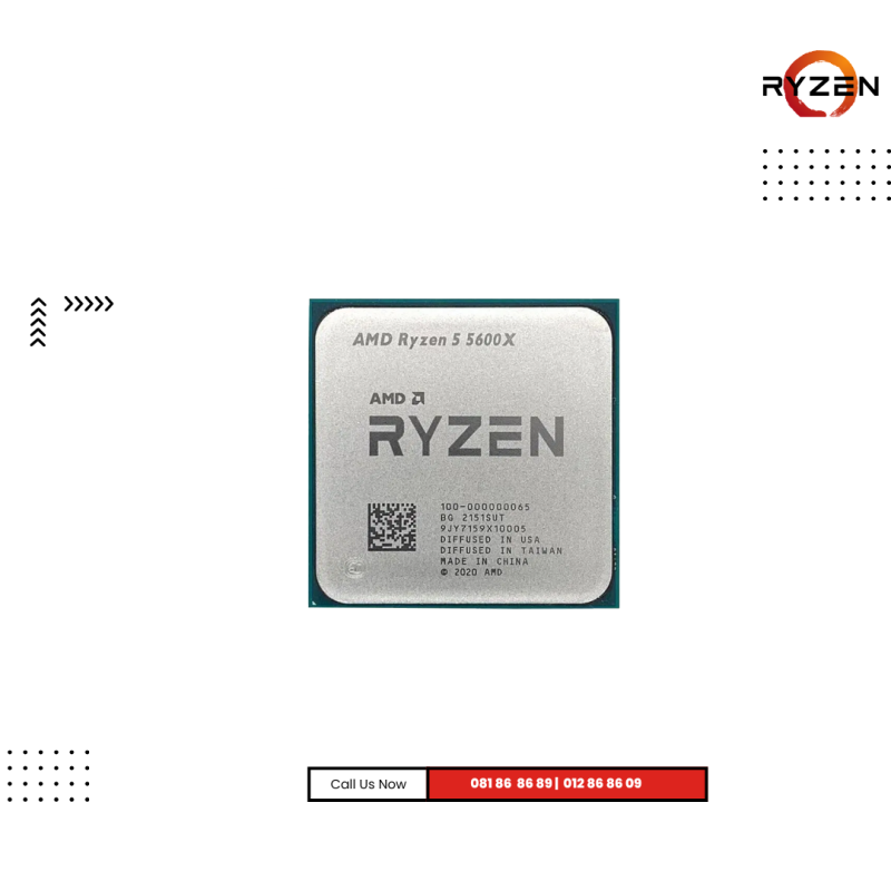 CPU AMD 5 | AMD Ryzen™ 5 5600X( New Tray ) ( 6 Core, 12 Threads)