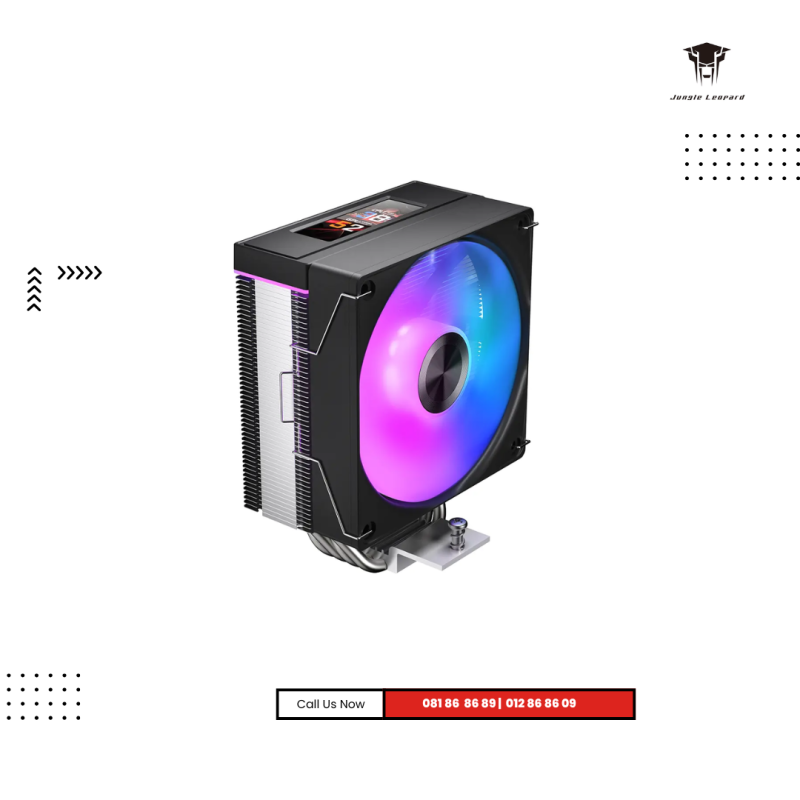 Fan CPU | Jungle Leopard K400 LCD -Black