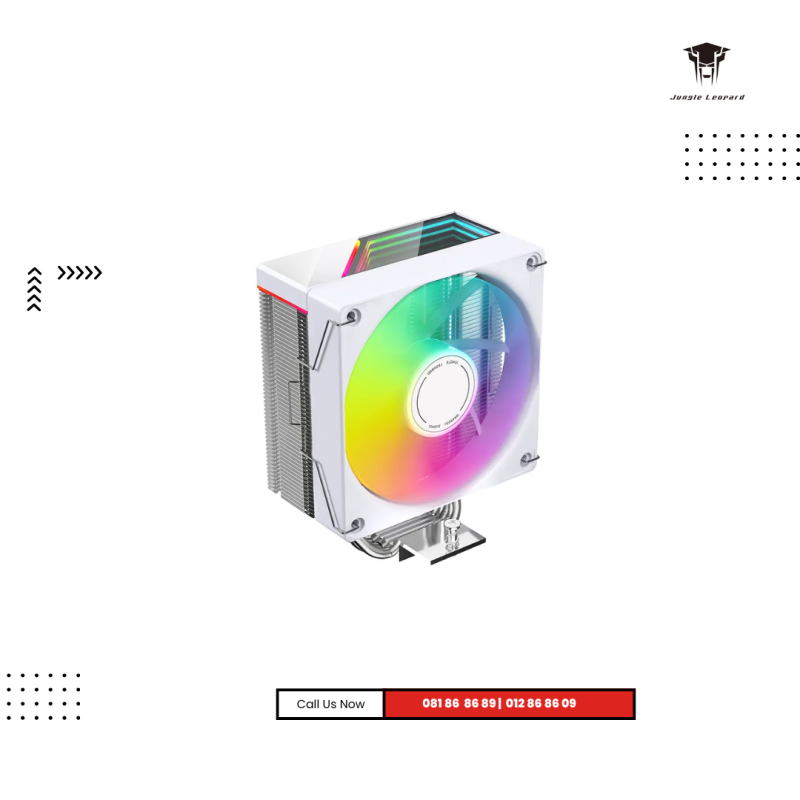 Fan CPU | Jungle Leopard KF400X -White LED