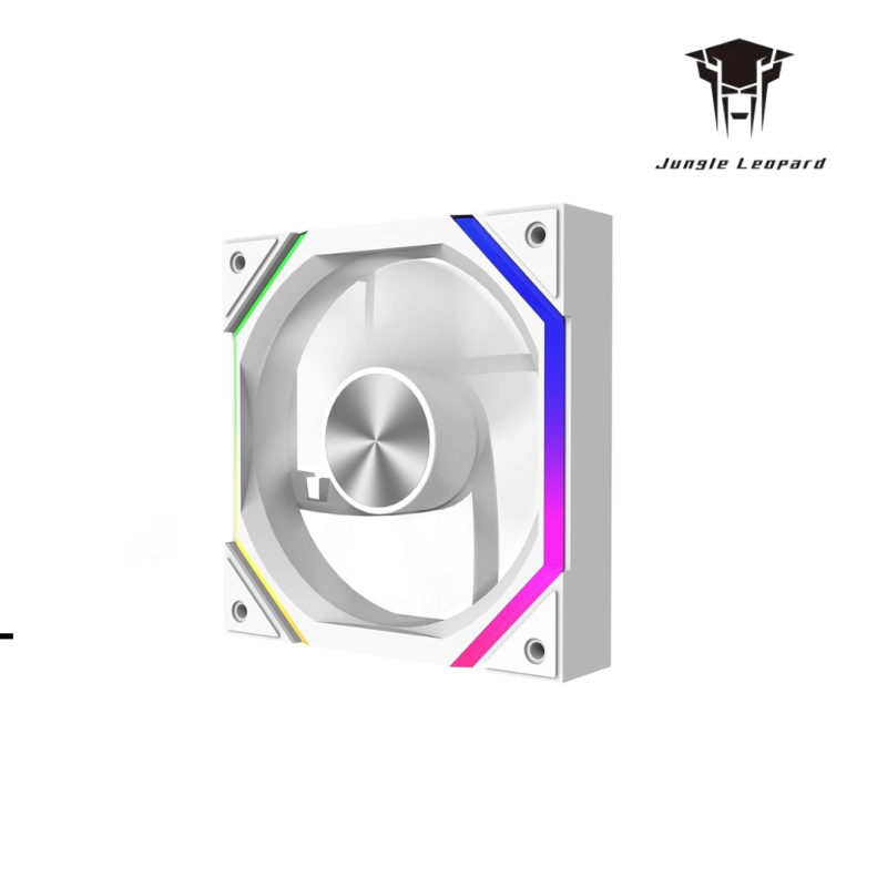 Case Fan | JUNGLE LEOPARD GALAXY WHITE REVERSE