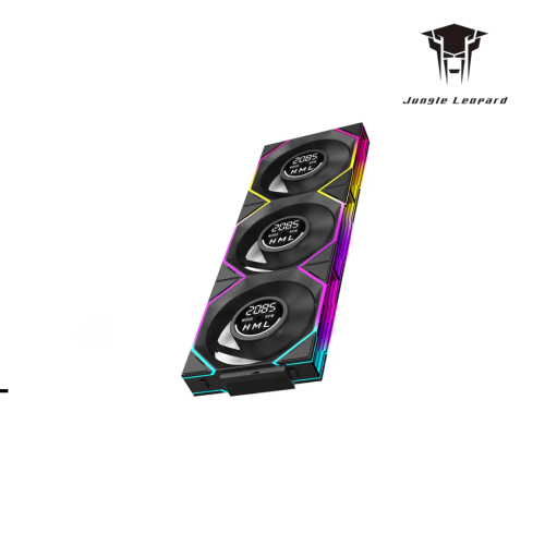 Case Fan | JUNGLE LEOPARD INTERSTELLAR V4 DGT BLOCK FAN BLACK-forward