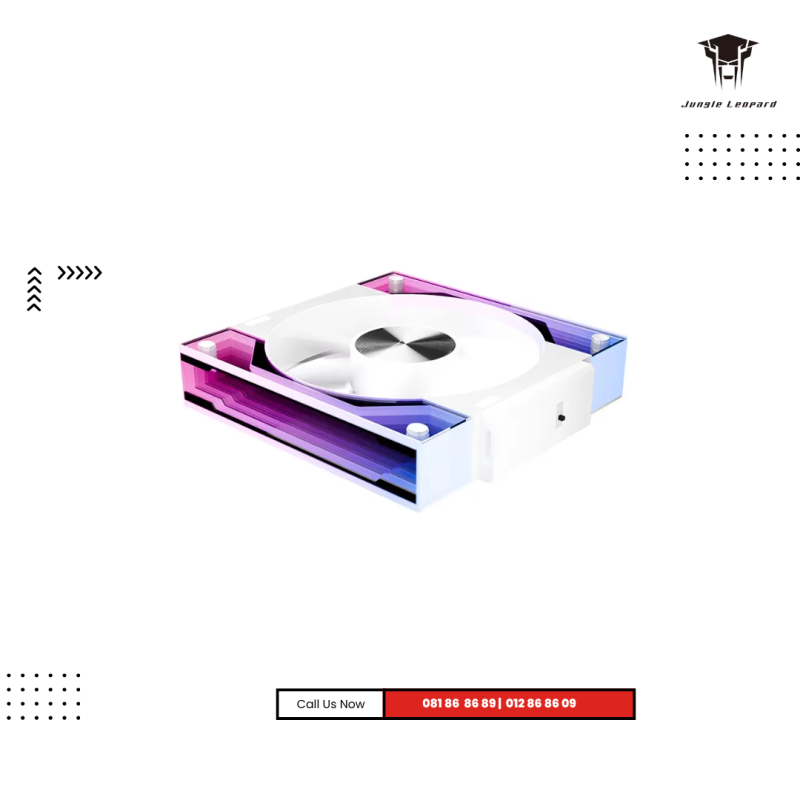 Case Fan | Jungle Leopard Case Fan Interstellar Block V3 -White