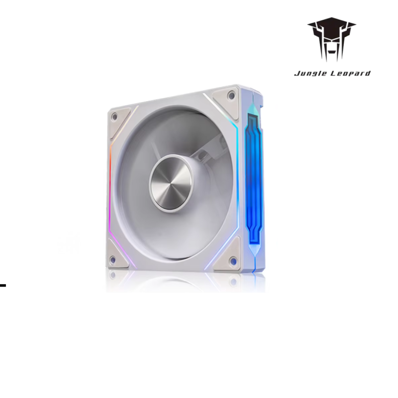 Case Fan | JUNGLE LEOPARD PRISM 4RS ARGB WHITE FORWARD
