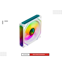 Case Fan | PRISM 6 PRO ARGB White forward