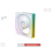 Case Fan  | PRISM 4RS ULTRA ARGB White Reverse